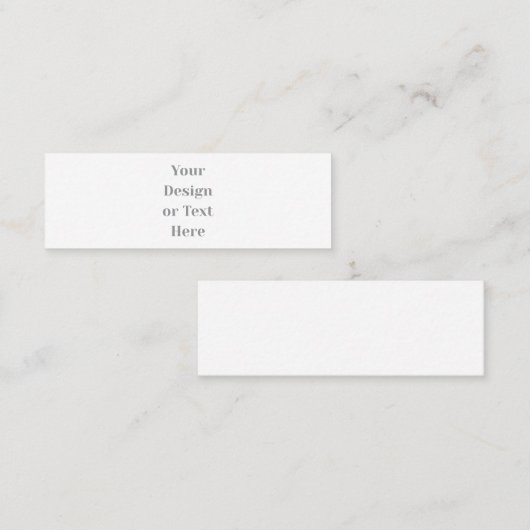 Carte D'appel Customizable Your Design or Text Here Personalized (Devant / Derrière)