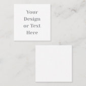 Carte D'appel Customizable Your Design or Text Here Personalized (Devant / Derrière)