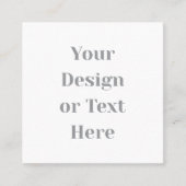 Carte D'appel Customizable Your Design or Text Here Personalized (Devant)