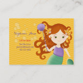 Carte D'appel Cute sirène (Dos)