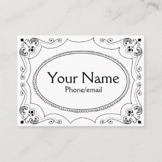 Carte d'appel d'affaires