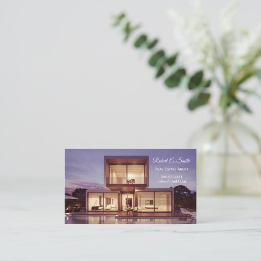 Carte d'appel d'affaires (Debout devant)