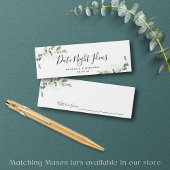 Carte D'appel Date Night Ideas Eucalyptus Mariage Fête des marié