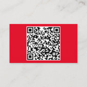 Carte d'appel de code qr Anger Pains (Dos)