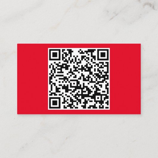 Carte d'appel de code qr Anger Pains (Dos)