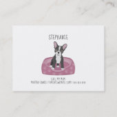 Carte d'appel de date d'anniversaire de l'associat (Dos)