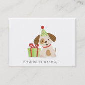 Carte d'appel de date d'anniversaire du marionnett (Devant)