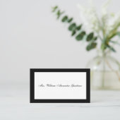 Carte d'appel de deuil (Debout devant)