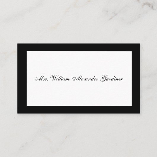 Carte d'appel de deuil (Devant)