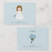 Carte d'appel de la date d'anniversaire du petit F (Devant / Derrière)