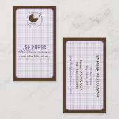 Carte d'appel de la maman au transport du chocolat (Devant / Derrière)