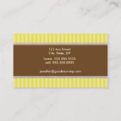 Carte d'appel de la maman du Lion jaune foncé et d (Dos)