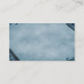 Carte d'appel de la mort Carte de visite gothique (Dos)