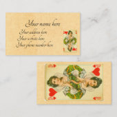 Carte d'appel de la Reine des Coeurs (Devant / Derrière)