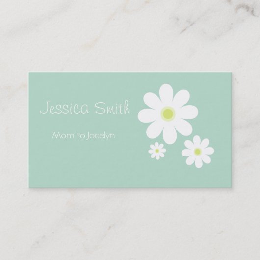 Carte d'appel de maman Daisy (Devant)