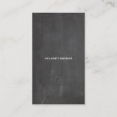 Carte d'appel de réparation de serpent (Dos)