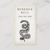 Carte d'appel de réparation de serpent (Devant)