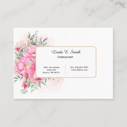 Carte d'appel de taille élevée (Devant)