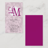 Carte D'appel Défilement monographique (Devant / Derrière)