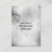 Carte D'appel Déplaisante Eerie Doll Ayez Peur Halloween (Dos)