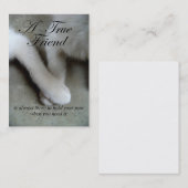 Carte D'appel Des affaires/télécartes de véritable ami (Devant / Derrière)