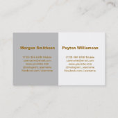 Carte d'appel des couples - Photo avec Bordure gri (Dos)