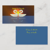 Carte D'appel Des cygnes - restez en contact (Devant / Derrière)