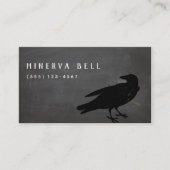Carte d'appel d'Halloween Black Crow (Devant)