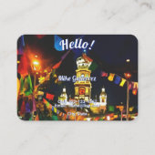 Carte D'appel Dia de Los Muertos Hello PV-190130 QR Calling Card (Devant)