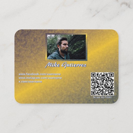 Carte D'appel Dia de Los Muertos Hello PV-190130 QR Calling Card (Dos)