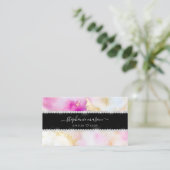 Carte D'appel Diamants Girls Aquarelle Or rose (Debout devant)