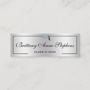 Carte d'appel Diamond Stud Casquette Grad Silver 2