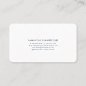 Carte D'appel Diplôme 2026 Élégant Script Grad (Dos)