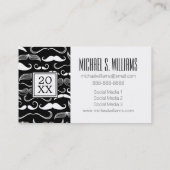 Carte D'appel Diplôme photo| Motif de la moustache (Dos)