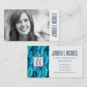 Carte D'appel Diplôme photo| Oiseaux tropicaux (Devant / Derrière)