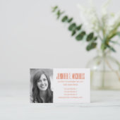 Carte D'appel Diplôme photo| Plaid en bande Pastel (Debout devant)