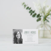 Carte D'appel Diplôme photo| Style rétro géométrique (Debout devant)