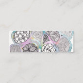 Carte D'appel Doodart et aquarelle, club de lecture (Devant)