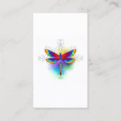Carte D'appel Dragonfly en arc-en-ciel (Devant)