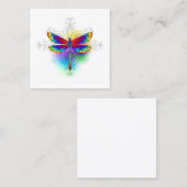 Carte D'appel Dragonfly en arc-en-ciel (Devant / Derrière)
