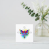 Carte D'appel Dragonfly en arc-en-ciel (Debout devant)