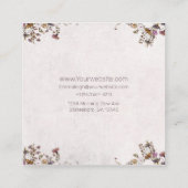 Carte d'appel Dreamy Boho Chic Deer (Dos)