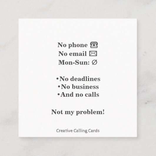 Carte D'appel Drôle Retraité Go Demander à quelqu'un d'autre Car (Dos)