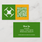 Carte D'appel Drones QR (Devant / Derrière)