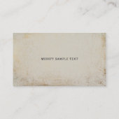 Carte d'appel du crâne Halloween (Dos)