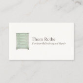 Carte d'appel du meuble Refinisher Poitrine de tir (Devant)