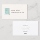 Carte d'appel du meuble Refinisher Poitrine de tir (Devant / Derrière)