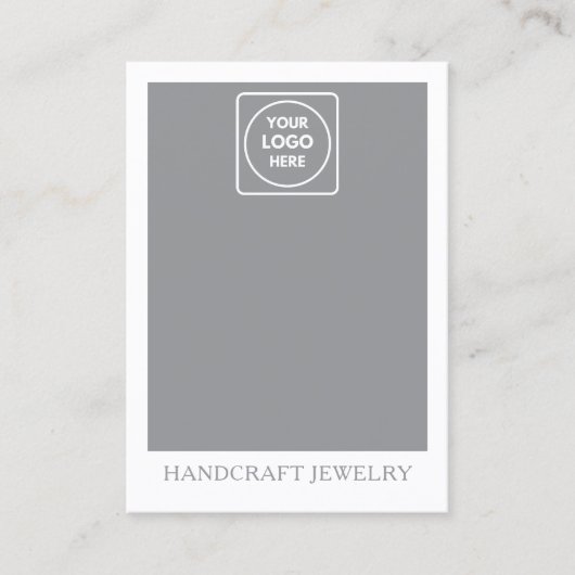 Carte D'appel Dusty Blue Jewelry display holder (Devant)