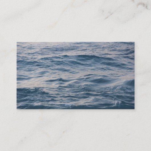 Carte D'appel Eau de mer de près (Devant)