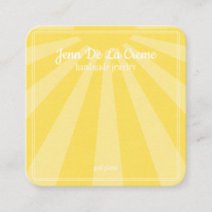 Carte D'appel Écran de bijoux Sunshine Sky à impression blanche